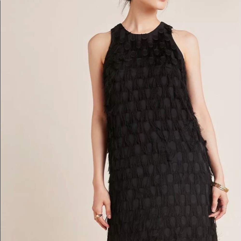 NWT Anthropologie Fringe Dress